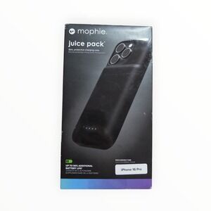 P6-U Mophie Juice Pack Protective Battery Case for iPhone‎ 16 Pro - Black